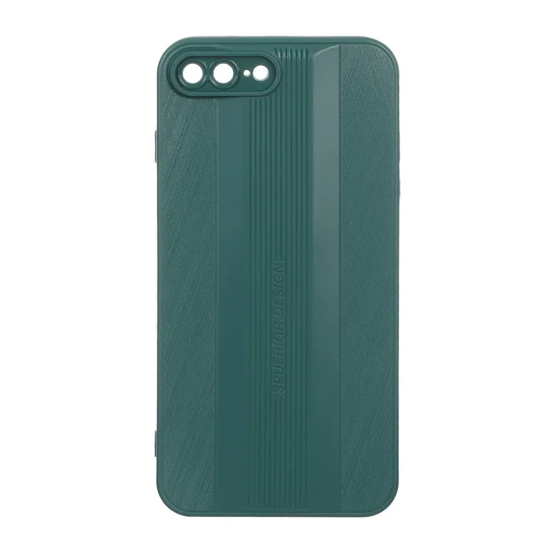 قاب طرح دار سبز محافظ لنز دار iphone 7 plus/ 8plus