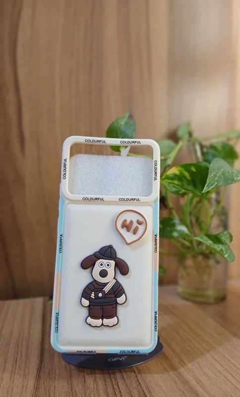 قاب طرح دار عروسکی کرمی xiaomi poco x6 pro
