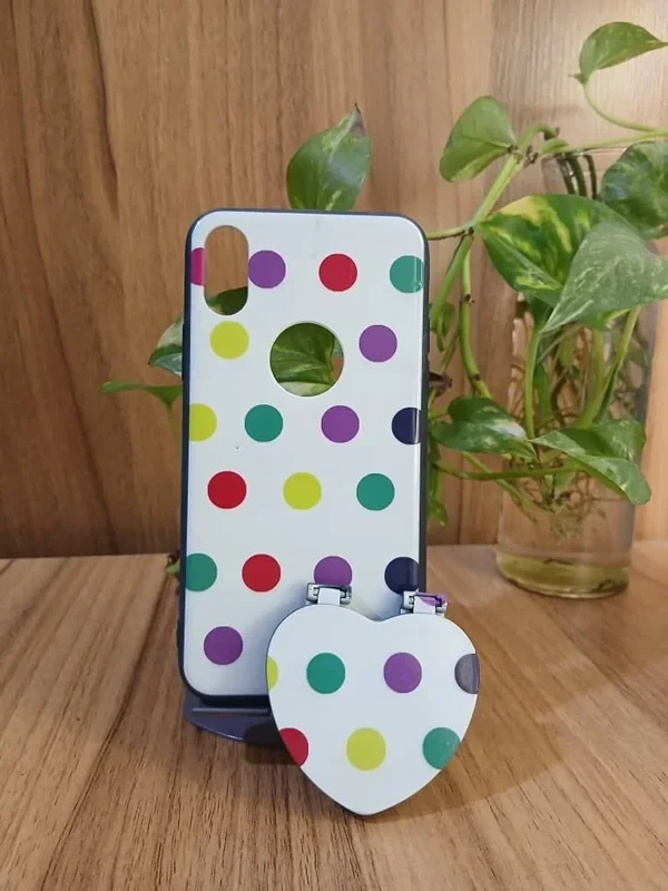 قاب طرح دار پاپ سوکت دار آیفون iphone x/iphone xs