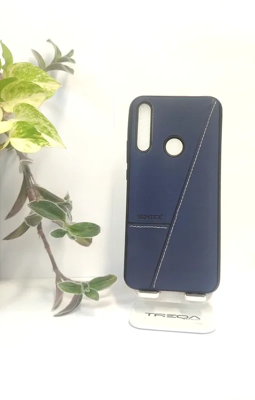 قاب طرح دوخت چرم مات Huawei Y ۹ prime ۲۰۱۹ / سرمه ای