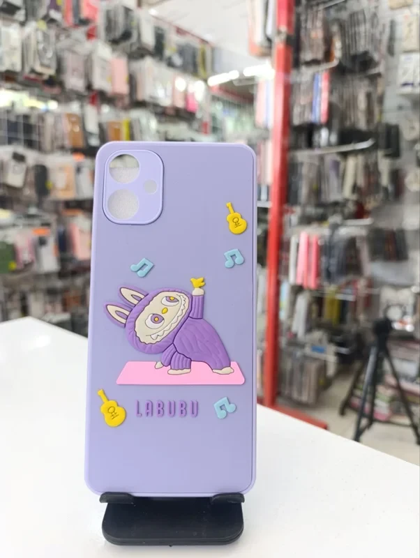 قاب طرح عروسکی babubu بنفش‌ Samsung galaxy a06