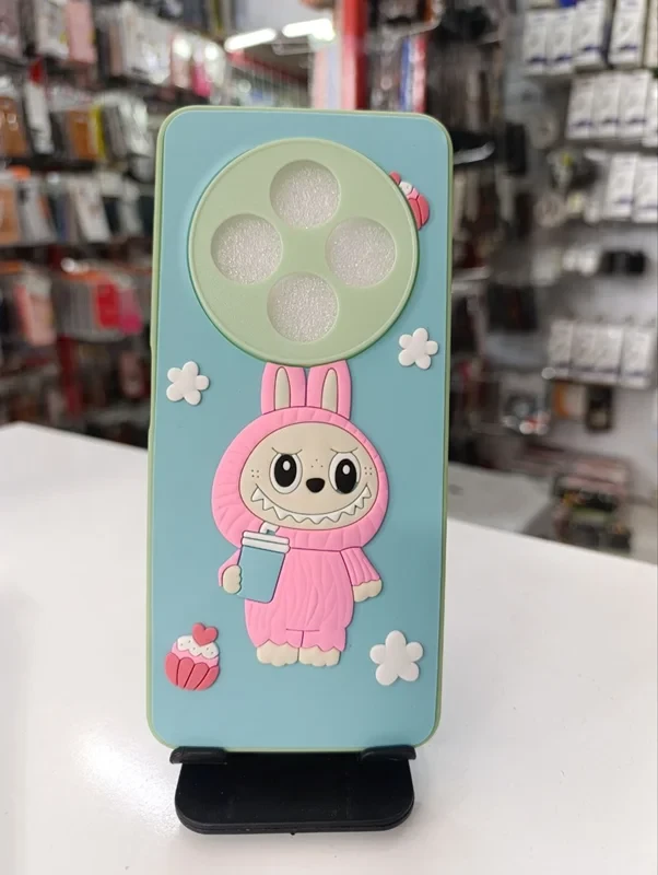 قاب طرح عروسکی labububu سبز xiaomi a4/14 c/c75