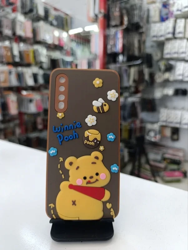 قاب طرح عروسکی pooh قهوه ای /A50/A30S/Samsung galaxy a50s