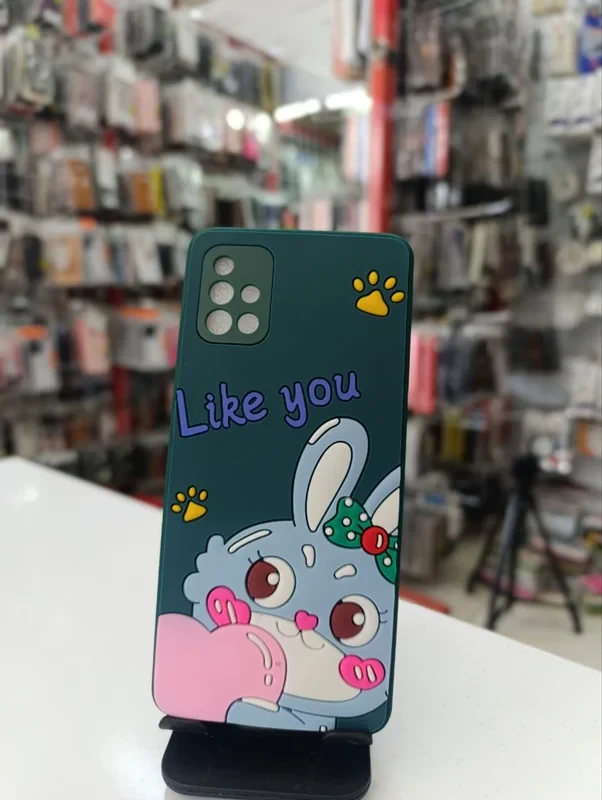 قاب طرح عروسکی خرگوش سبز Samsung galaxy a51