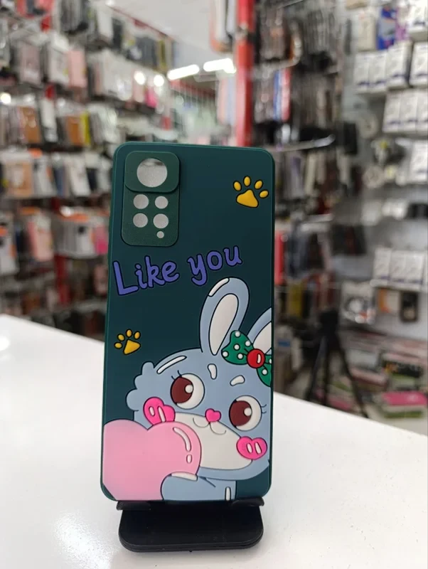 قاب طرح عروسکی خرگوش سبز xiaomi redmi note 12 pro 4G