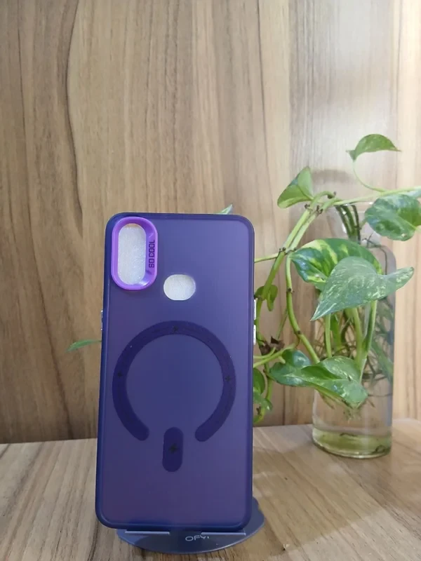 قاب طرح مگ سیف بنفش samsung a10s