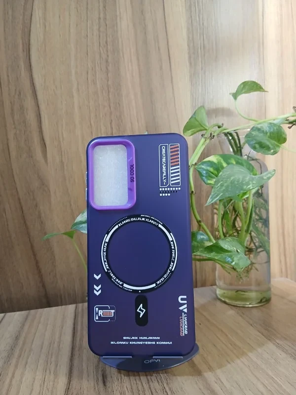 قاب طرح مگ سیف بنفش xiaomi redmi note 11