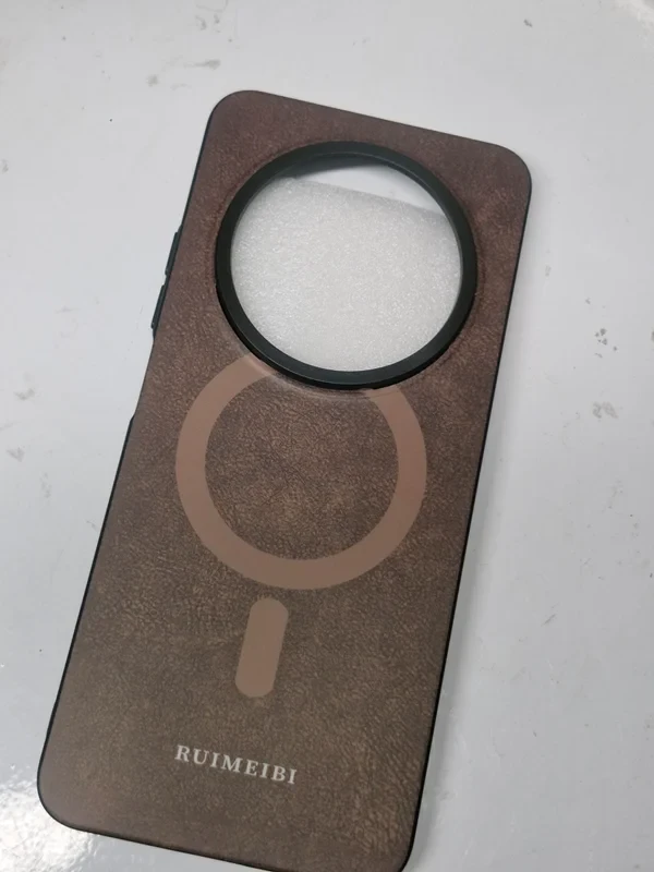 قاب طرح مگ سیف شیاومیxiaomi A4/14c/c75قهوه ای