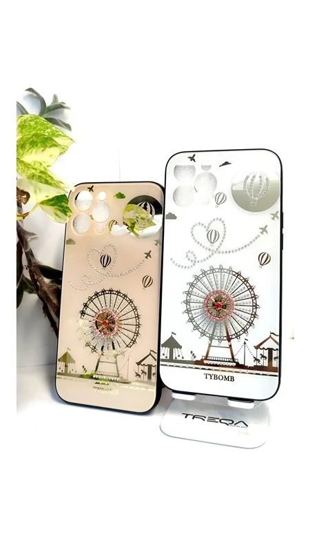 قاب طرح چرخ فلک گردون آیفون ۱۲پرومکس /قاب خاص iphone ۱۲proMax / رنگبندی / کد:2459 /کد:2454
