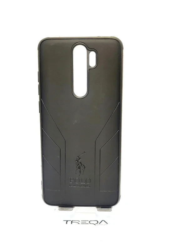 قاب طرح چرم poro Ralph laren مدل شیائومی Redmi note ۸ pro مشکی