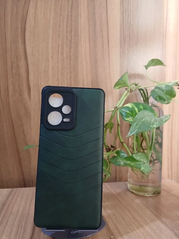 قاب طرح چرم xiaomi note 12 pro plus