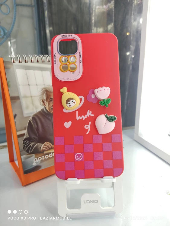 قاب فانتزی عروسک‌دار برجسته Redmi note 11 4g / Redmi note 11S