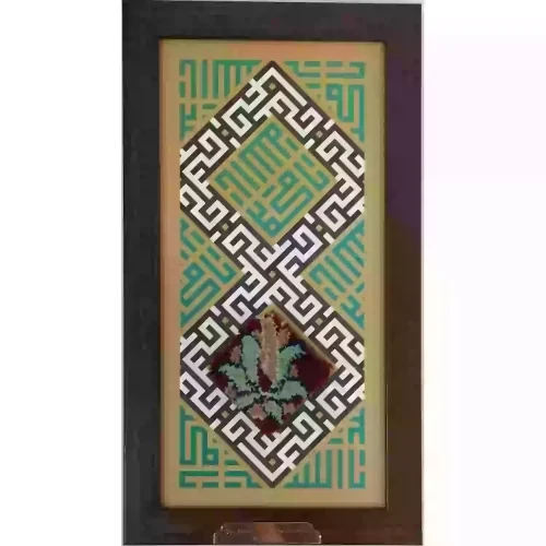 قاب فرش مناره حرم حضرت عباس ع 16در30سانت- کد 00107029
