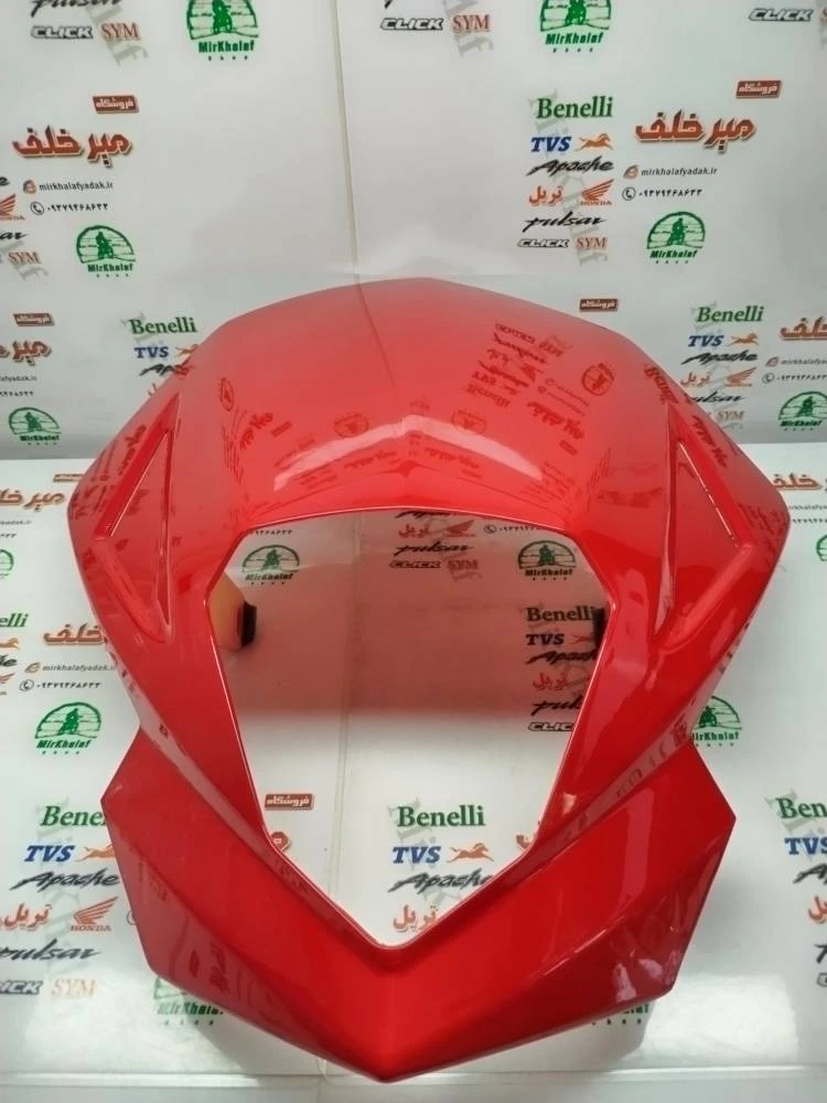 قاب (فلاپ) کنسول بلوری چراغ جلو موتور تریل روان جدید مثلثی قرمز