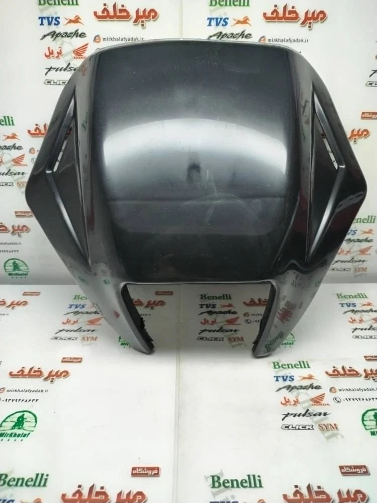 قاب (فلاپ) کنسول بلوری چراغ جلو موتور تریل روان قدیم چراغ مربعی مشکی