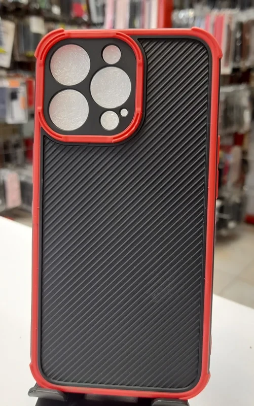 قاب قرمز مشکی آیفون iPhone 13 pro