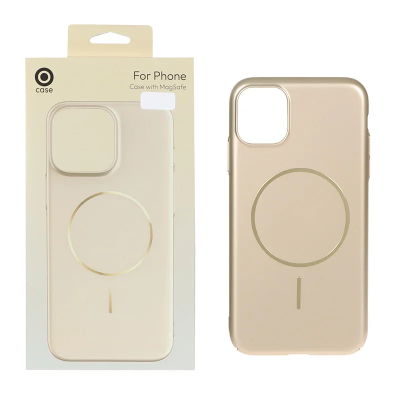 قاب متالیک مگ سیف دار طلایی iphone 11