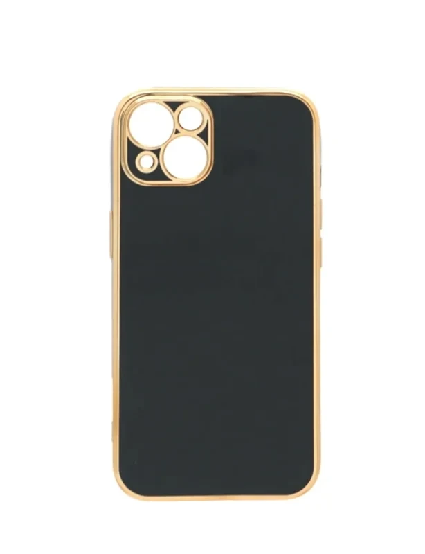 قاب محاظ لنزدار my case iphone ۱۳ /iphone14 /مشکی ایفون /کد:2440
