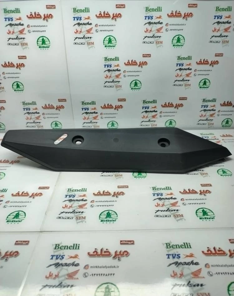 قاب محافظ (استیل) اگزوز موتور کلیک و طرح کلیک مشکی
