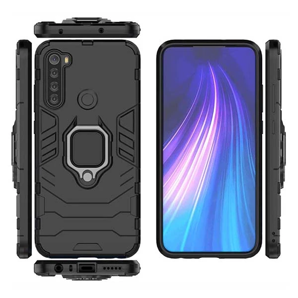قاب محافظ انگشتی شیائومی ShockProof Armor Ring Case for Xiaomi Redmi Note 8