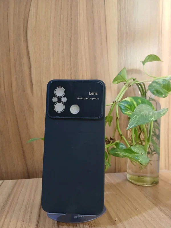 قاب محافظ لنز دار مشکی xiaomi 12c