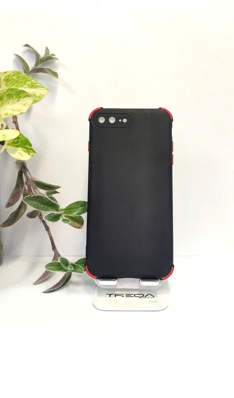 قاب محافظ لنزدار آیفون ۸p / قاب iphone ۸p مشکی 7p