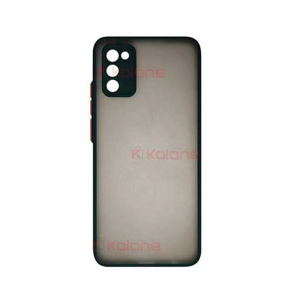 قاب محافظ مات با محافظ دوربین سامسونگ Matte Hybrid Case With Camera Protector for Samsung Galaxy A02s