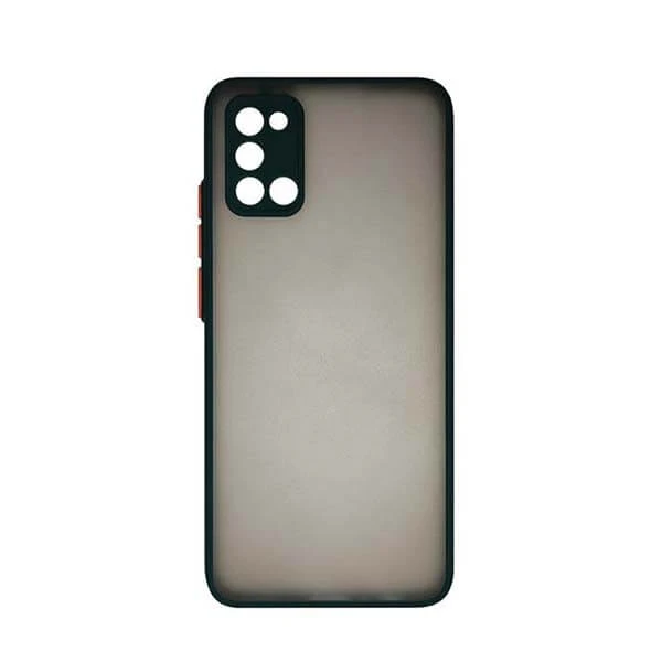 قاب محافظ مات با محافظ دوربین سامسونگ Matte Hybrid Case With Camera Protector for Samsung Galaxy A21s