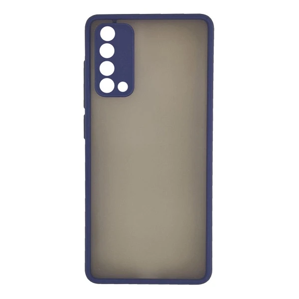 قاب محافظ مات با محافظ دوربین هواوی Matte Hybrid Case With Camera Protector for Huawei P Smart 2021