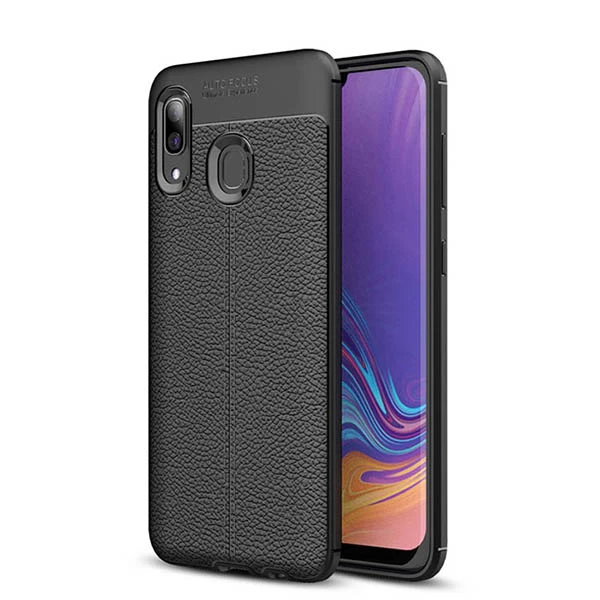 قاب محافظ ژله ای طرح چرم سامسونگ Auto Focus Jelly Case for Samsung Galaxy A30