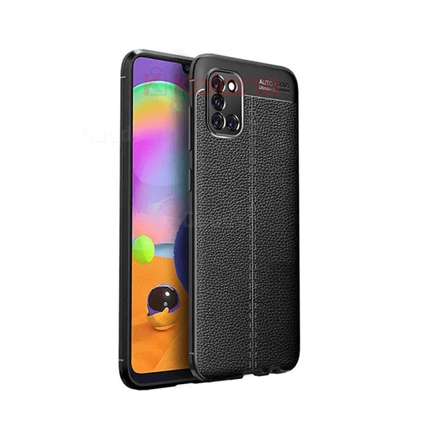 قاب محافظ ژله ای طرح چرم سامسونگ Auto Focus Jelly Case for Samsung Galaxy A31