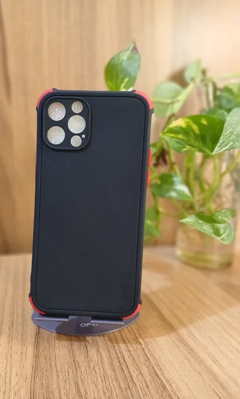 قاب مشکی ایربگ دار آیفون iphone 12/12pro