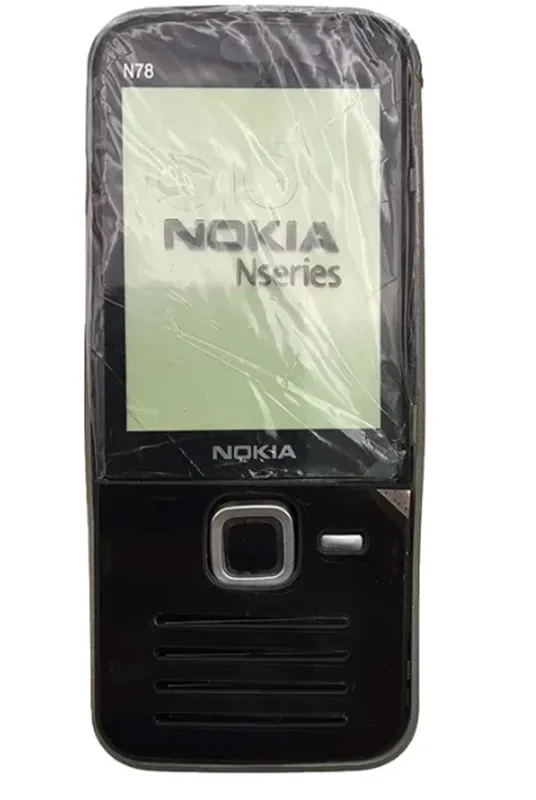 قاب مشکی با درب قرمز nokia n78