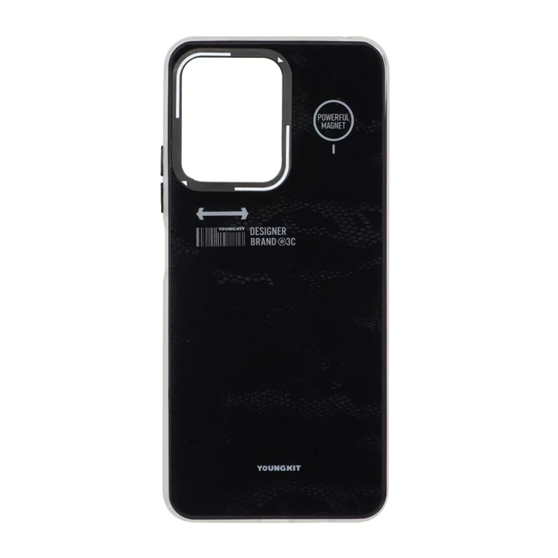 قاب مشکی طرح دار xiaomi redmi note 12 4G