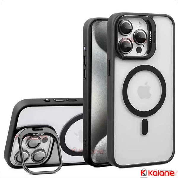 قاب مگ سیف دار Apple iphone 15 Pro Max مدل Bracket Lenz