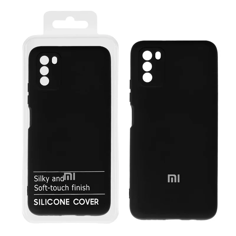 قاب نیو سیلیکون محافظ لنزدار redmi note 10 5g/poco m۳ pro- RFF - مشکی (پک دار)