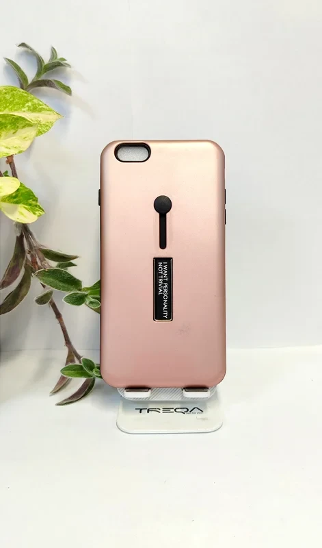 قاب هولدر انگشتی آیفون 7plus /قاب iphone صورتی 7پلاس