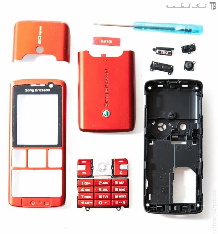 قاب‌‌وشاسی سونی‌اریکسون (قرمز) Housing Sony Ericsson K610