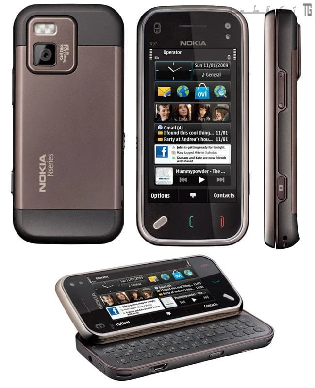 قاب‌‌وشاسی نوکیا (برنز) Housing Nokia N97 Mini