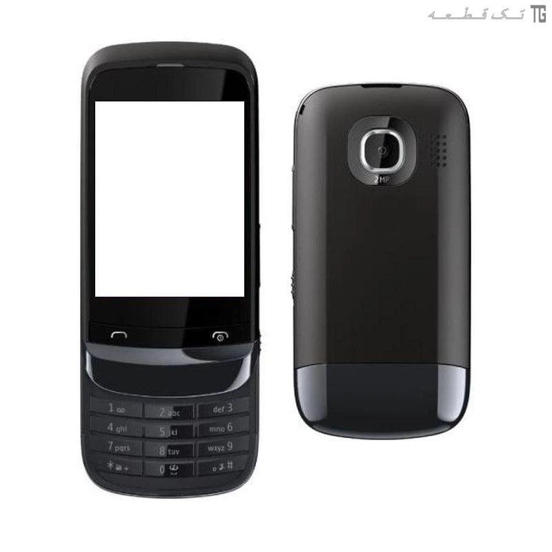 قاب‌‌وشاسی نوکیا (مشکی)(تک‌سیم) Housing Nokia C2-03