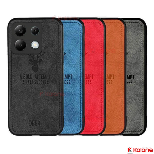 قاب پارچه ای گوشی Xiaomi Redmi Note 13 4G مدل گوزنی