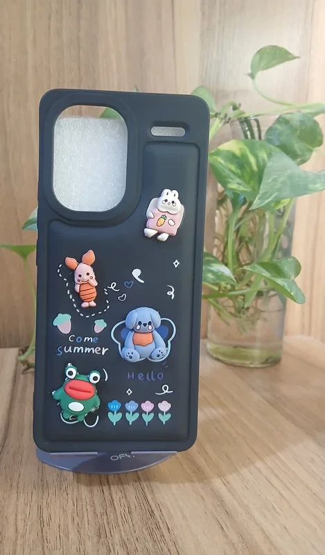 قاب پافر عروسکی مشکی xiaomi note 13 pro plus