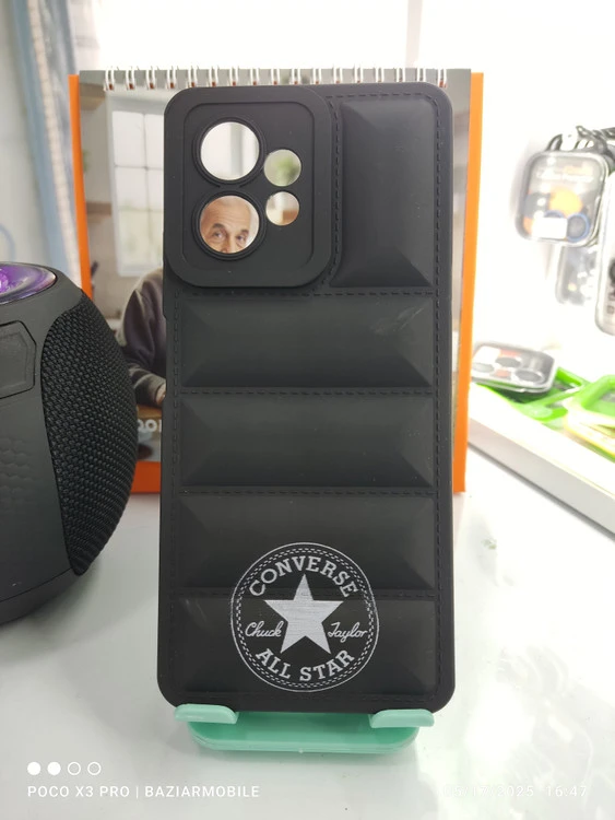 قاب پافر مشکی Redmi note 12 4g