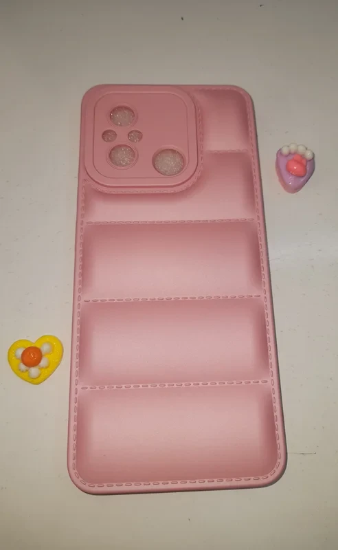 قاب پافری صورتی xiaomi mi 12c