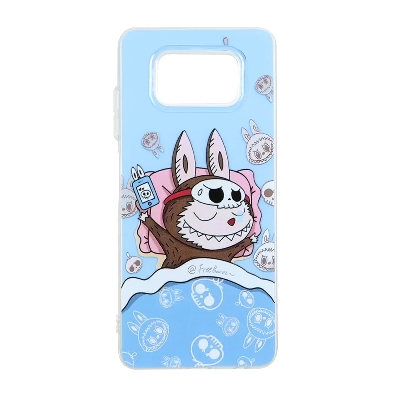 قاب پشت سخت دور ژله ای labubu لبوبو xiaomi poco x3