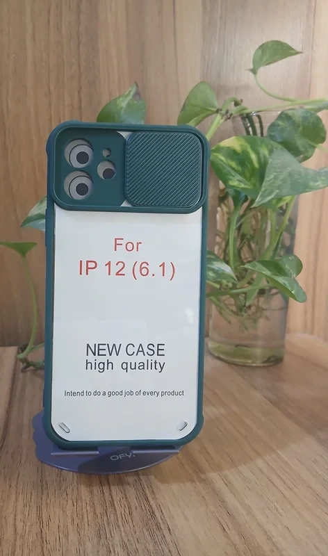 قاب پشت شفاف محافظ لنز دار iphone 12