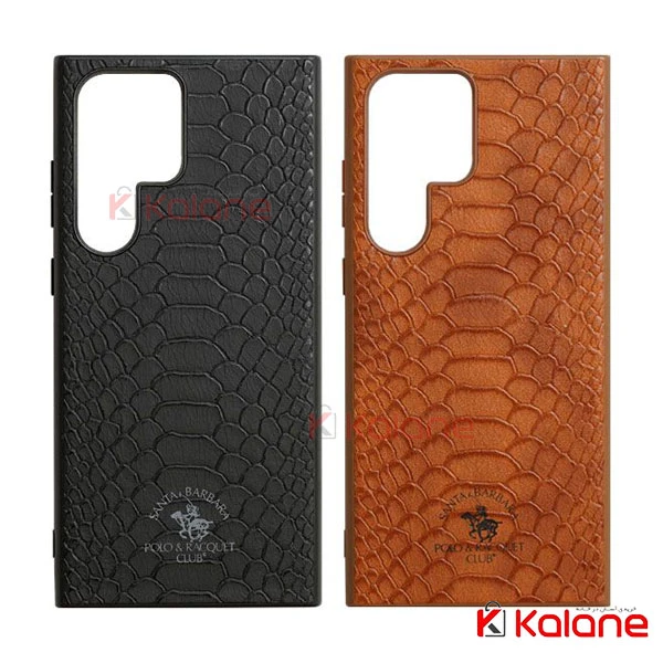 قاب چرمی سانتا باربارا Samsung Galaxy S23 Ultra مدل POLO Knight