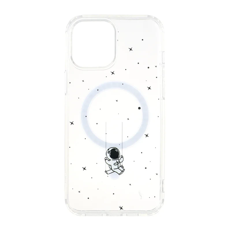 قاب ژله ای شفاف طرح دار ifhone 12 promax