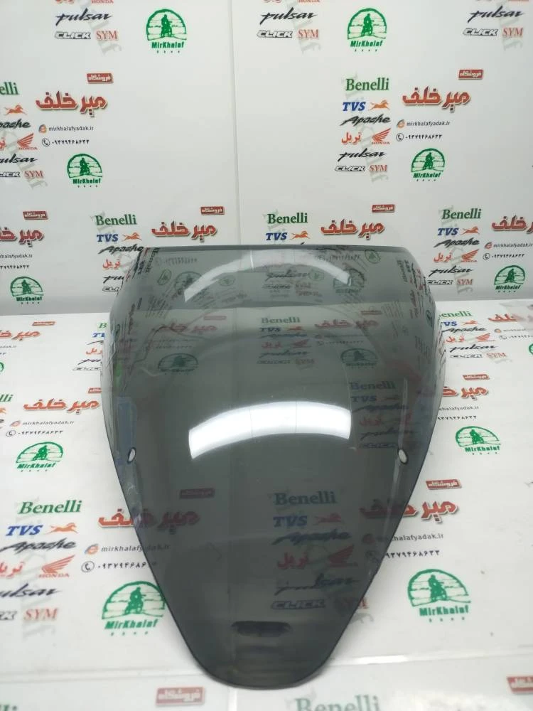 قاب کاور طلق دودی بالای کیلومتر روی کنسول جلو چراغ موتور پالس 180 دیجیتال خفاشی هندی