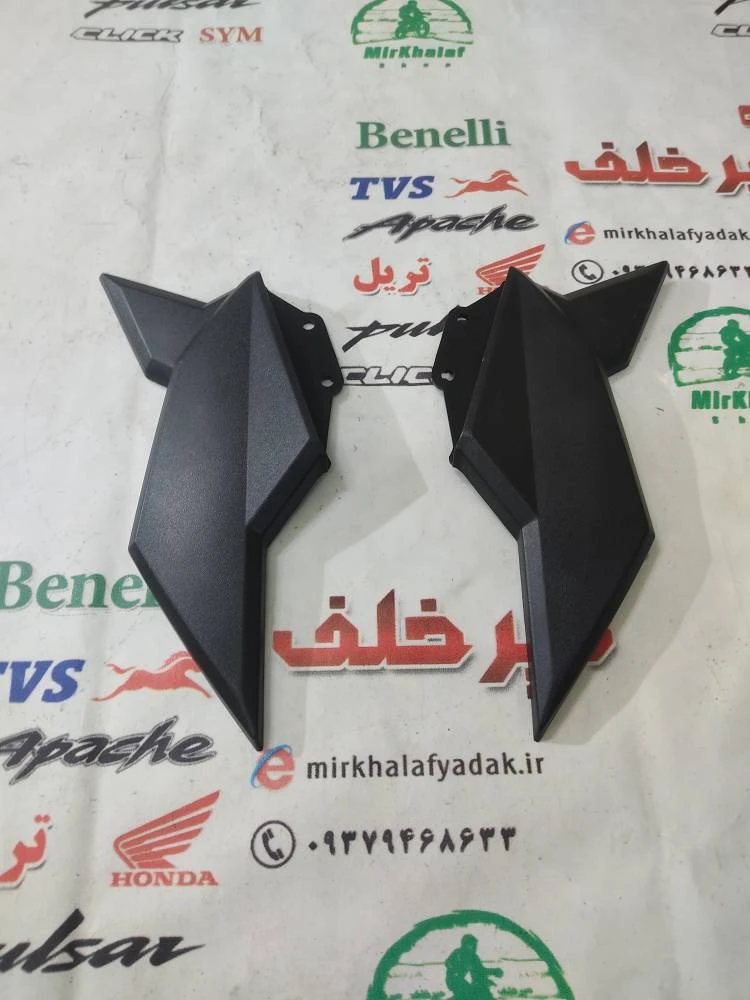 قاب (کاور فلاپ) بالای براکت موتور tvs راکس اصلی (سمت راست)